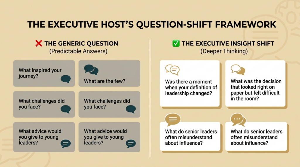 podcast host for executive