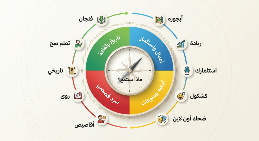 قائمة أهشر بودكاست عربي