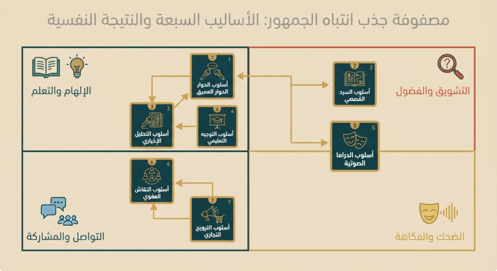 جذب انتباه الجمهور